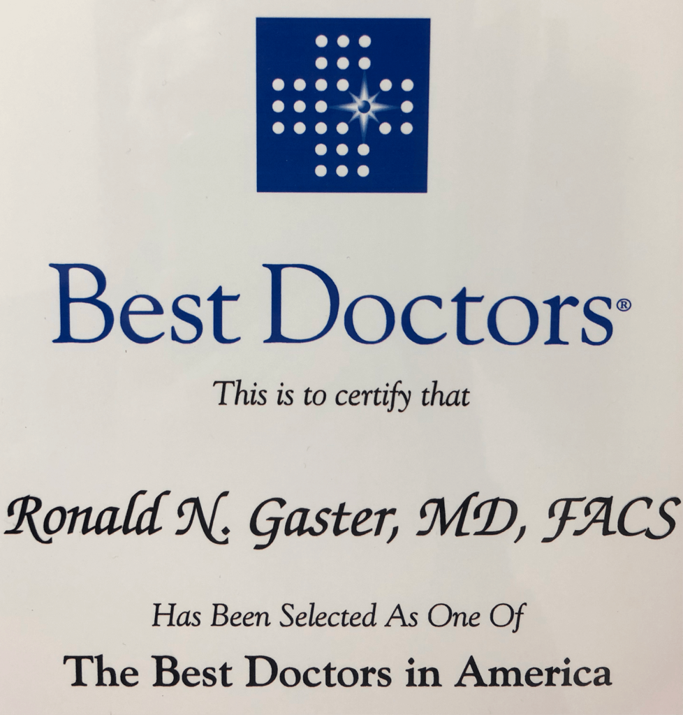 Eye Doctor Beverly Hills Ronald Gaster, MD Best Eye Doctor Award