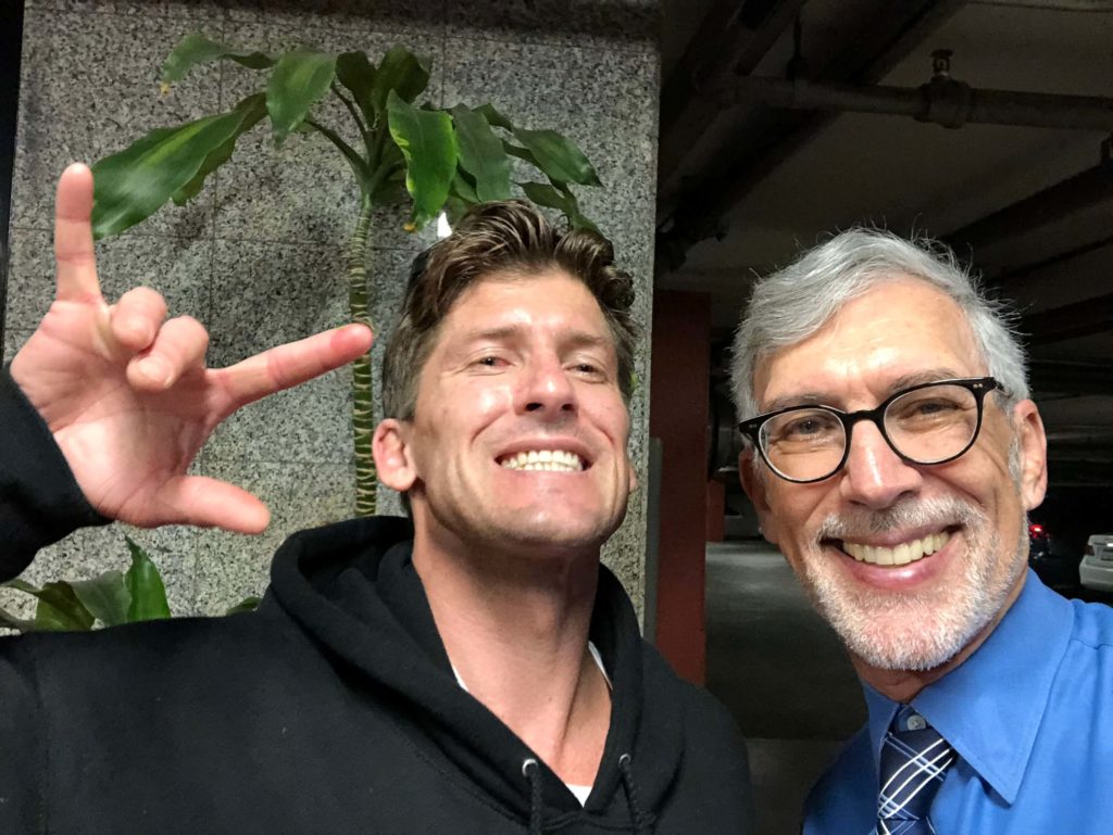 Dr. Gaster and Bruce Irons