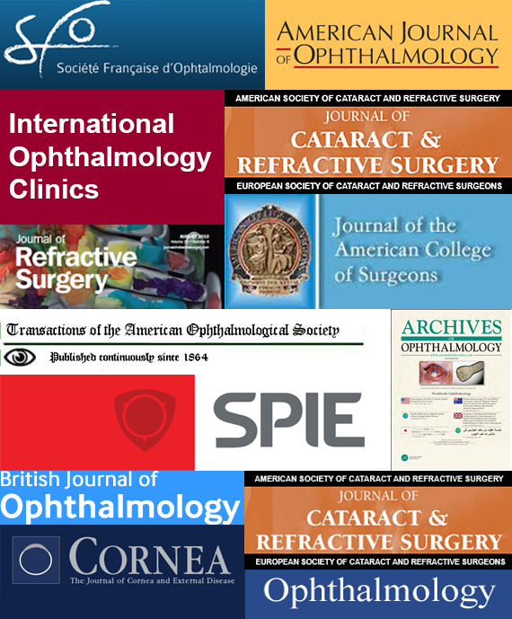 Collage of Ophthalmology journal logos