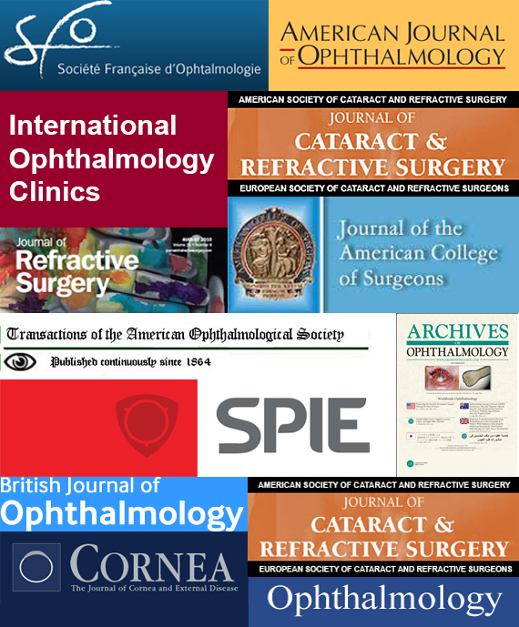 Journal Publications Collage of Ophthalmology journal logos
